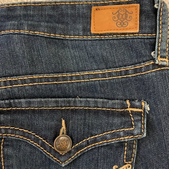 EUC Jessica Simpson Dark Wash Sunshine Boot Jeans - Picture 6 of 9